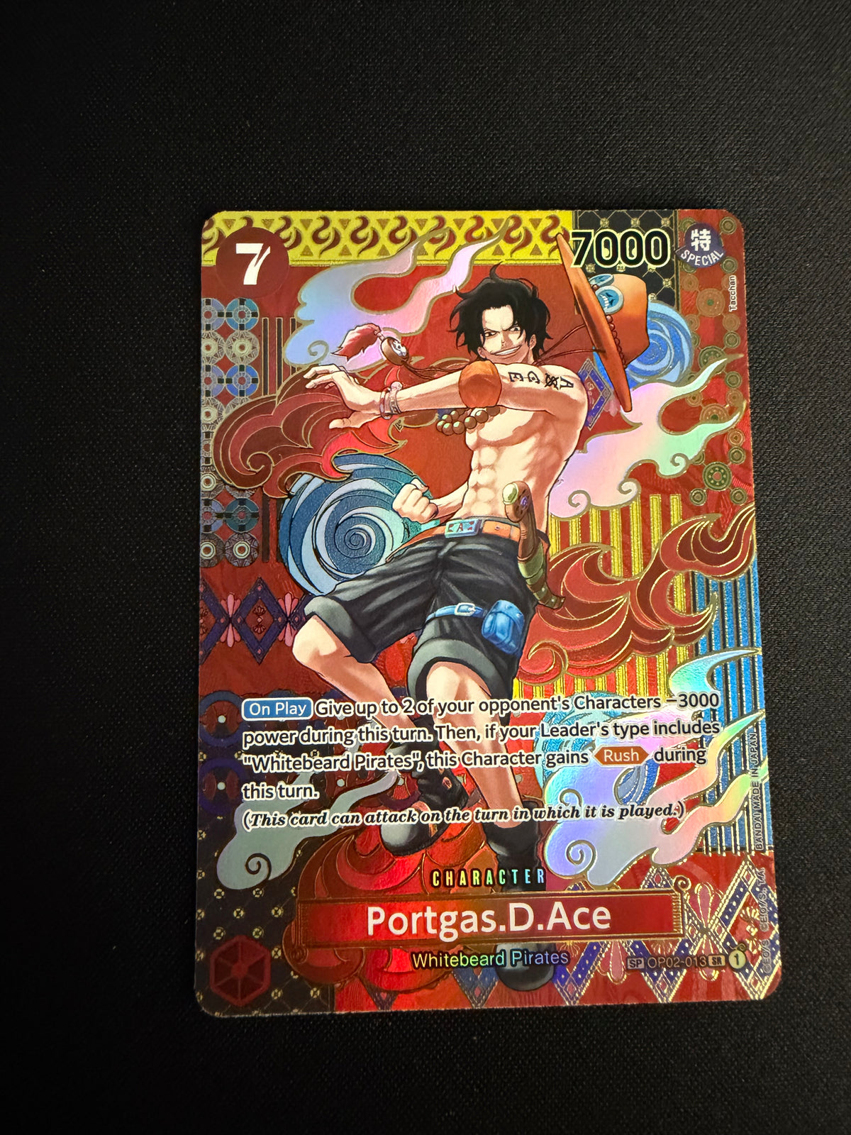 Portgas D. Ace SR Mosaico OP02-013 (ENG)