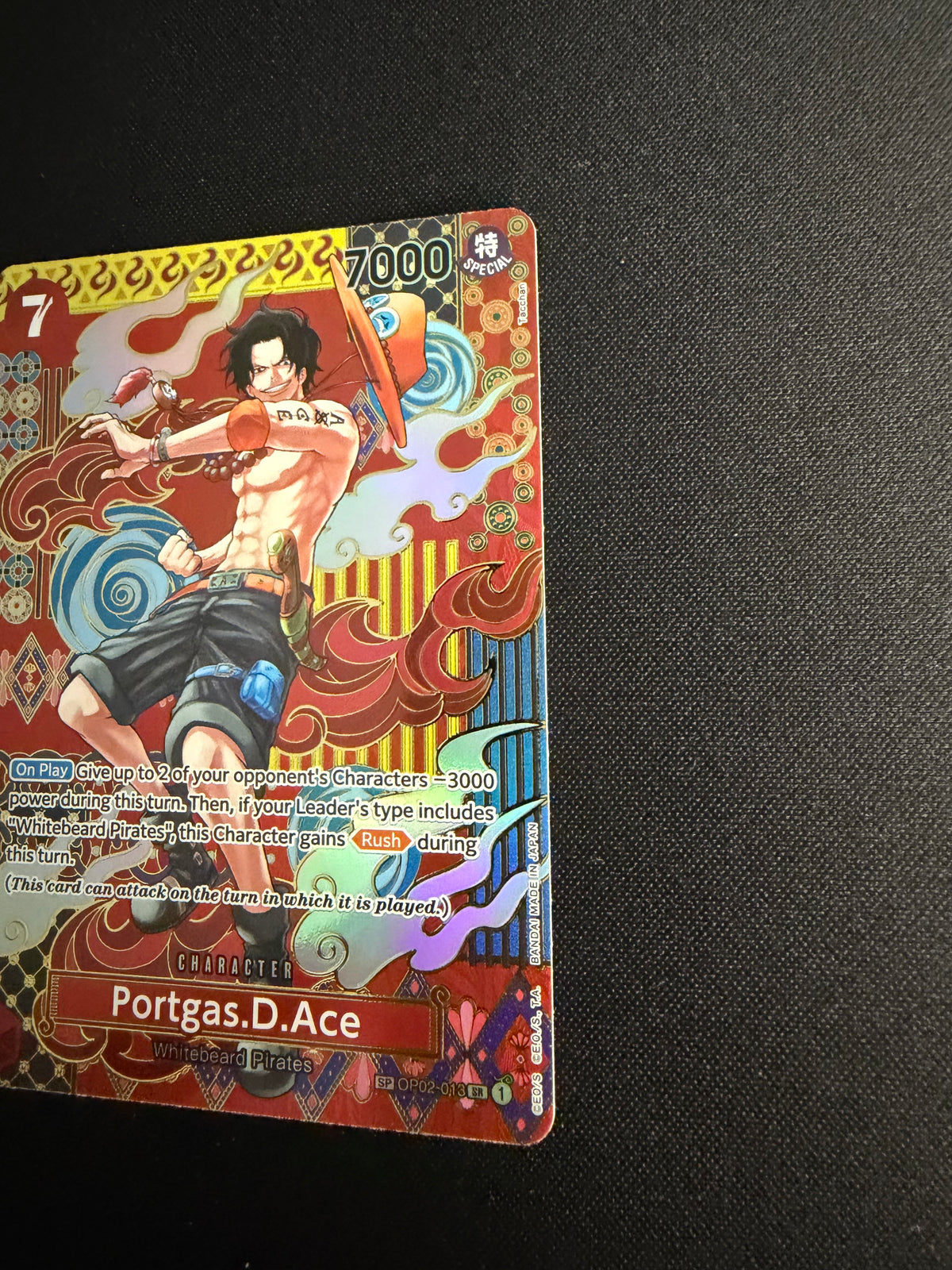 Portgas D. Ace SR Mosaico OP02-013 (ENG)