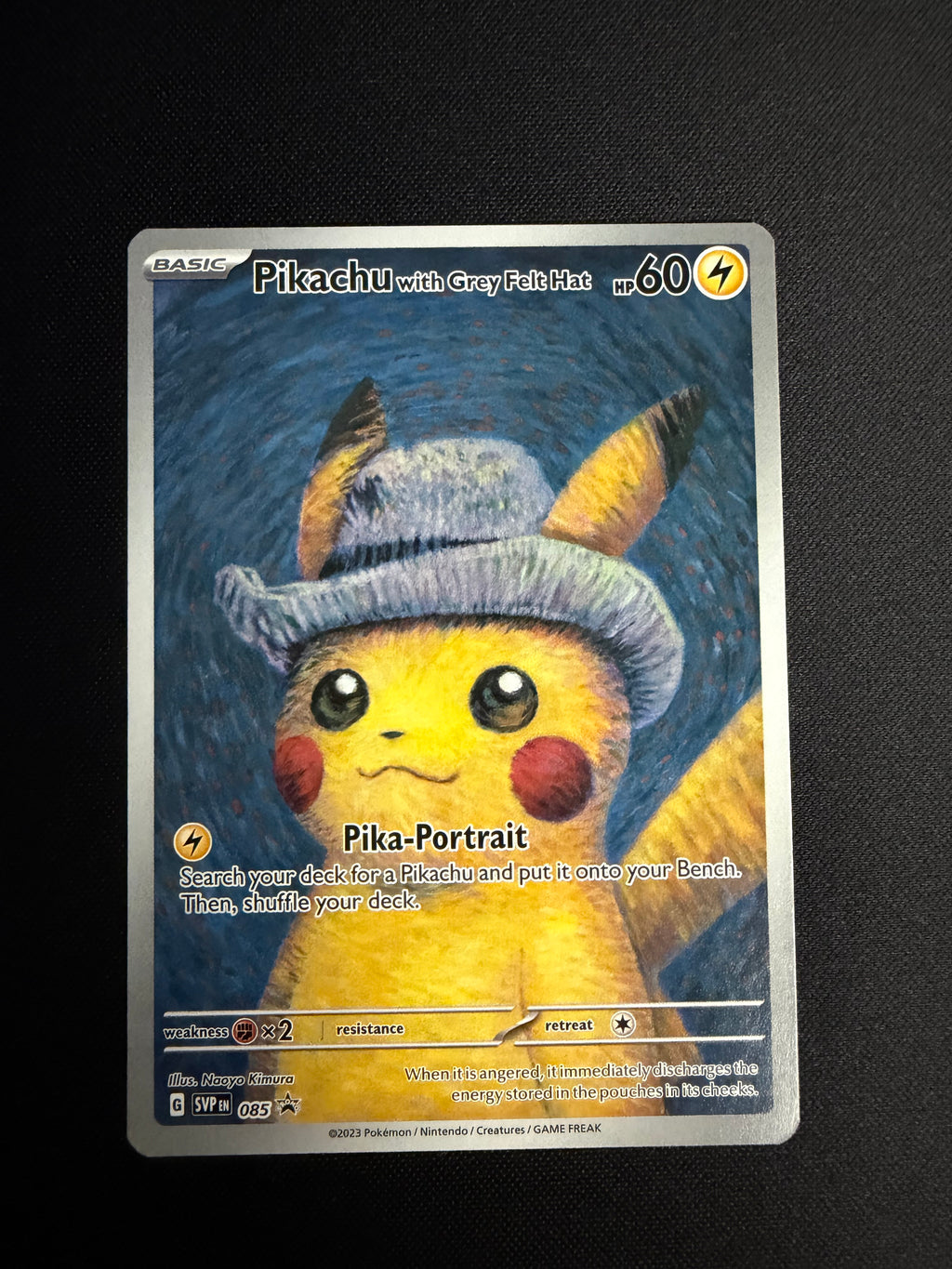 Pikachu with Grey Felt Hat SVP 085 (ENG)