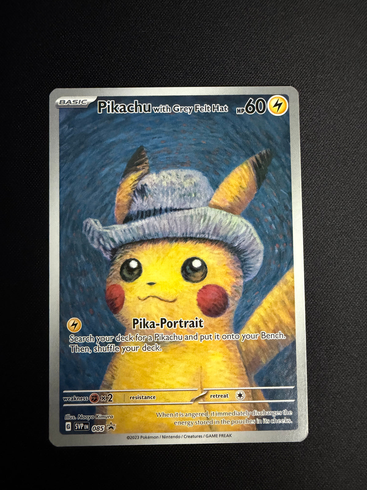 Pikachu with Grey Felt Hat SVP 085 (ENG)
