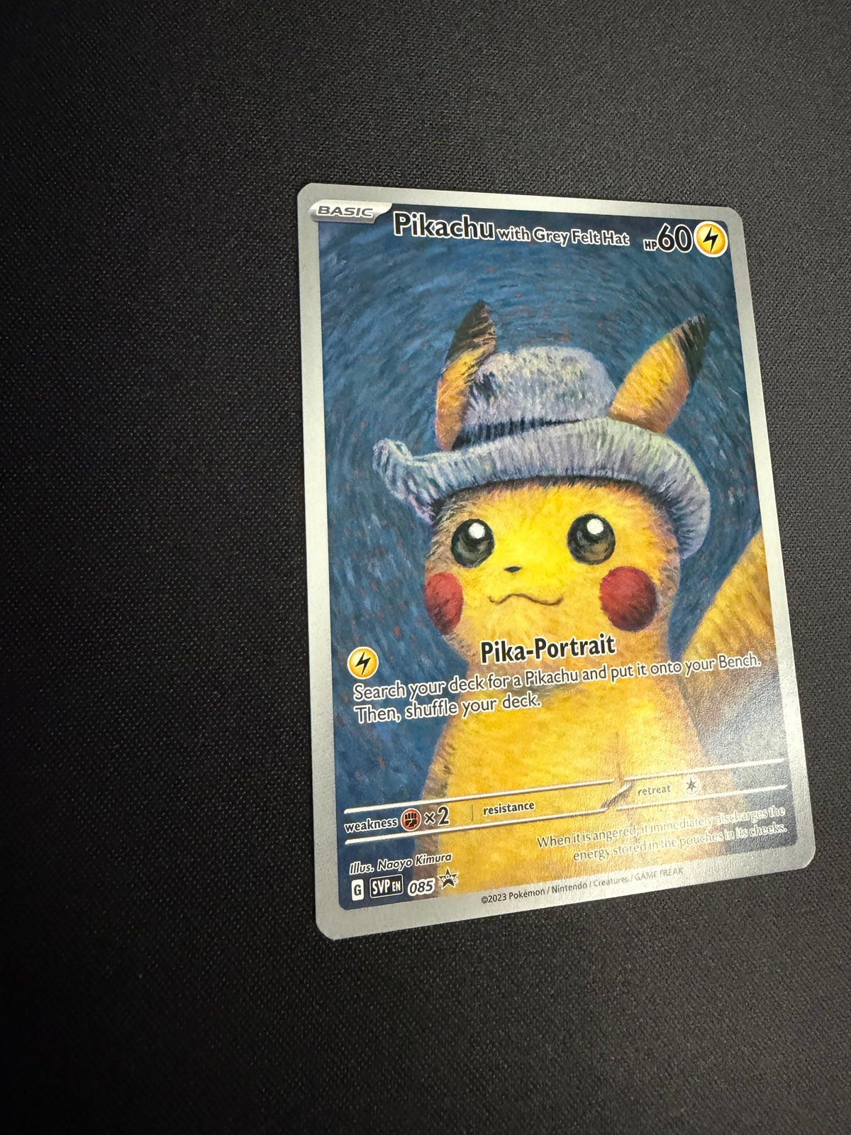 Pikachu with Grey Felt Hat SVP 085 (ENG)