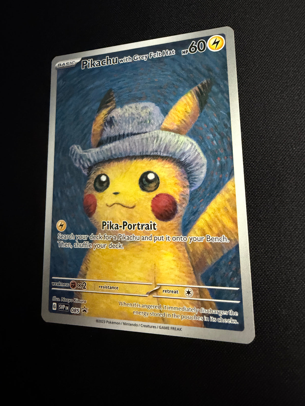 Pikachu with Grey Felt Hat SVP 085 (ENG)