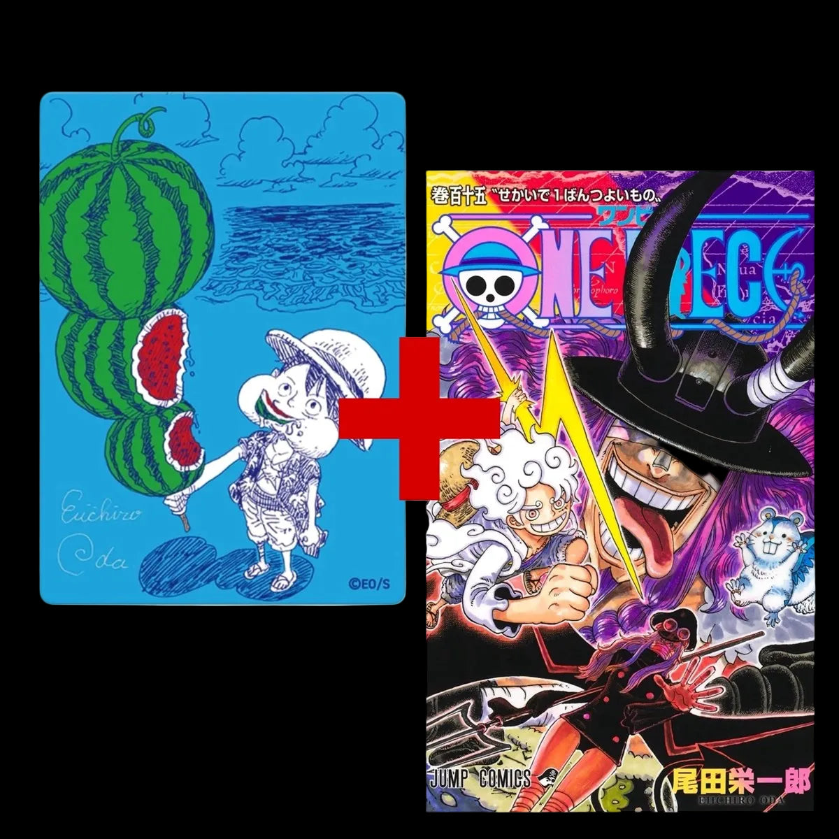 JAPAN COMICS: Tankobon - One Piece Vol. 115 + MetaKira NatsuComi Luffy Signed Insert