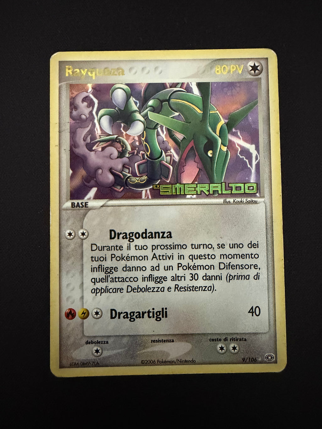 Rayquaza 9/106 Stamped Smeraldo ITA