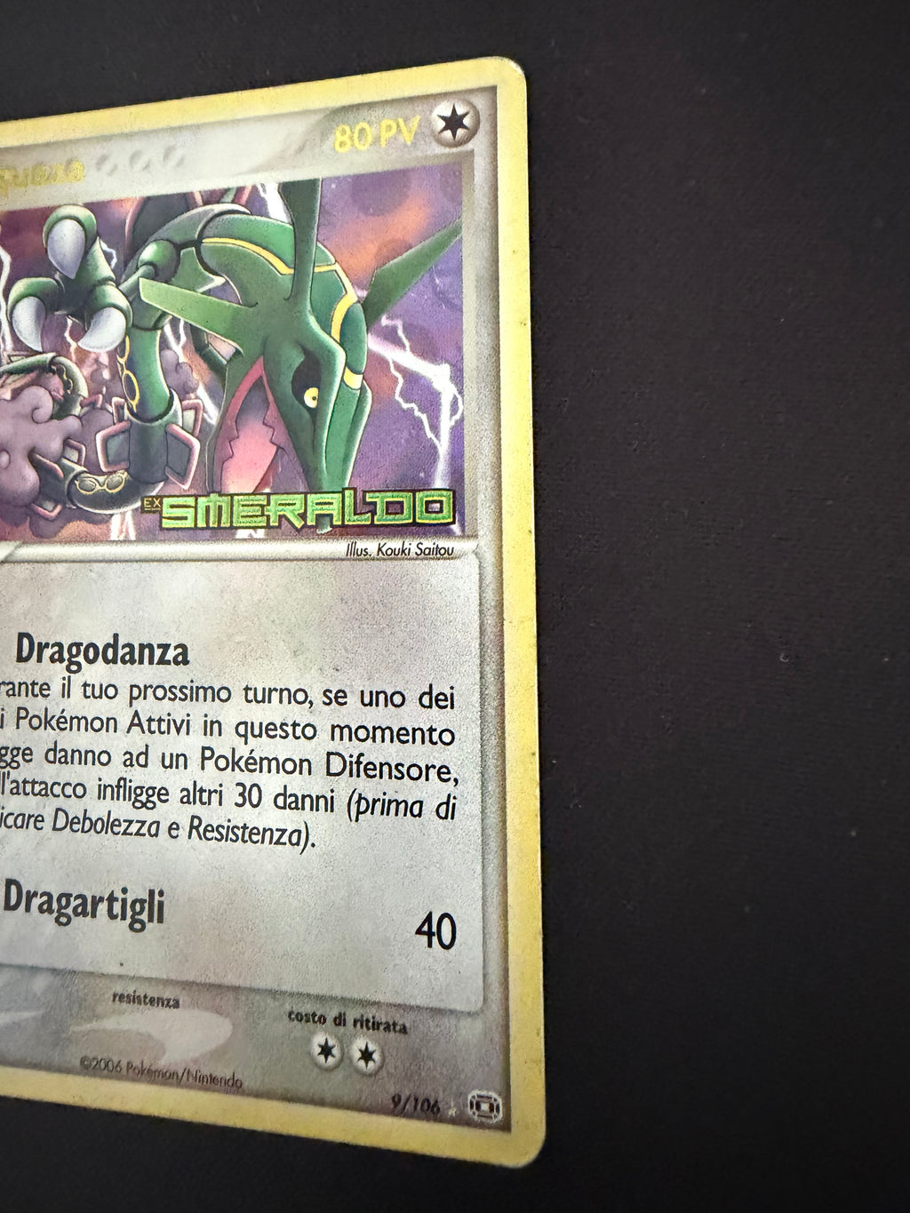 Rayquaza 9/106 Stamped Smeraldo ITA