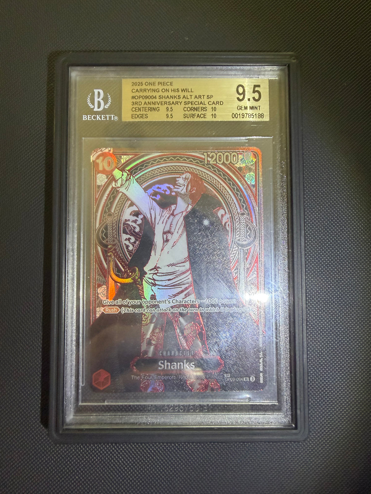 Shank Alt Art Silver Beckett 9.5 - OP09 Anniversary