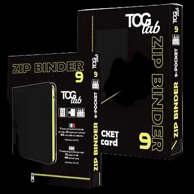 Zip Binder 9 Pocket Blu